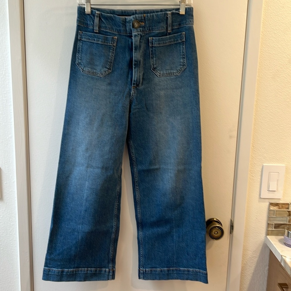 Pilcro The Skipper Jeans Size 27 Wide Leg